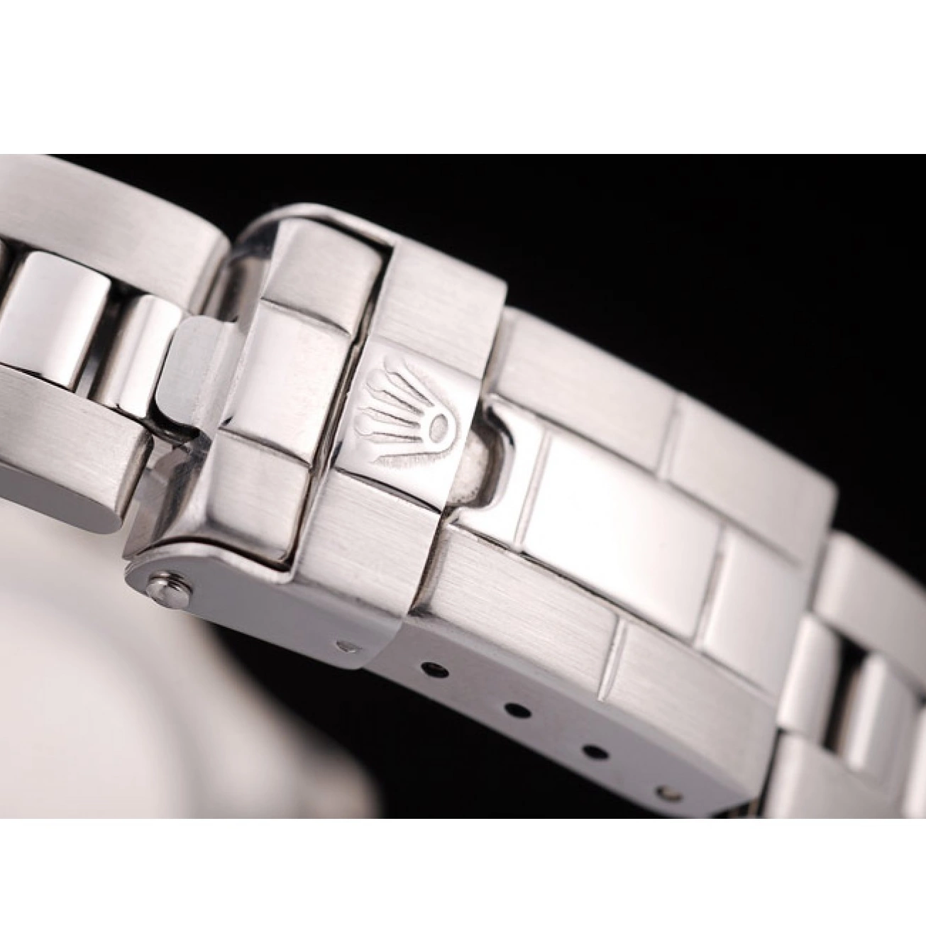 Aaa replica watch Master Rolex Beige Bezel Silver Dial Yacht 0608
